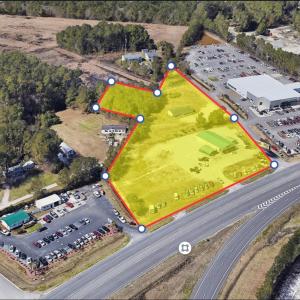 Aerial view of property and surrounding area featu