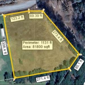 Map of property location featuring property bounda