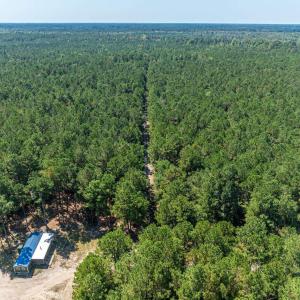 Aerial view of property's location