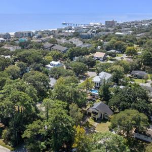 Aerial overview of property's location featuring a