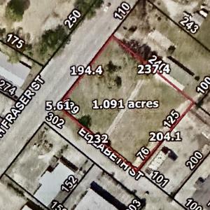 Aerial overview of property's location