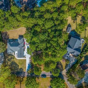 Aerial view of property and surrounding area