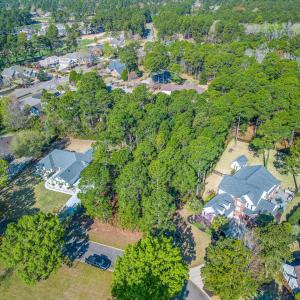 Aerial overview of property's location with nearby