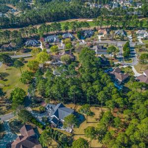 Aerial view of property's location with nearby sub