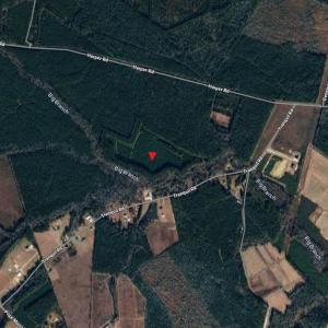 Aerial overview of property's location