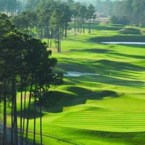 View of home's community with view of golf course