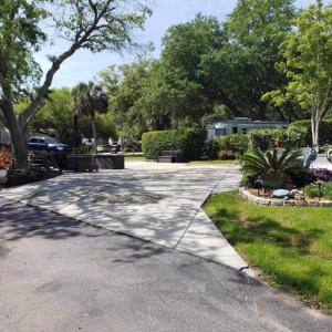 View of asphalt driveway