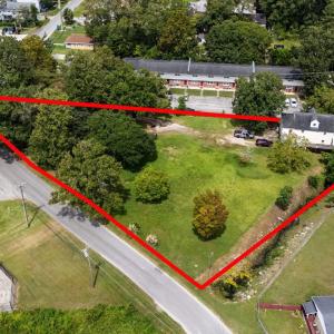 Aerial view of property's location featuring prope