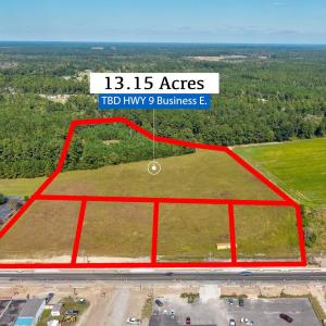 Aerial view of property's location featuring prope