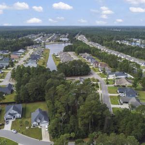 Aerial view of property and surrounding area featu