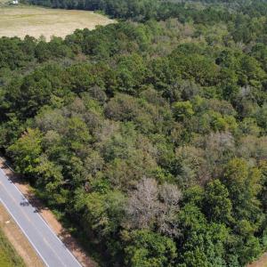 Aerial overview of property's location with rural