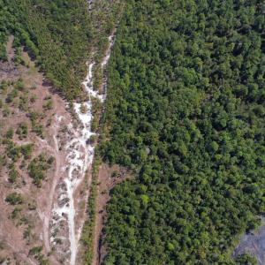 Aerial view of property and surrounding area