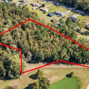 Aerial overview of property's location with proper