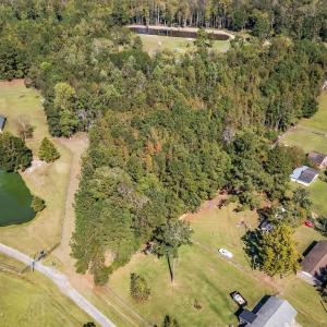 Aerial overview of property's location with a near
