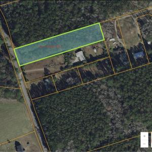 Map / location featuring property boundaries highl