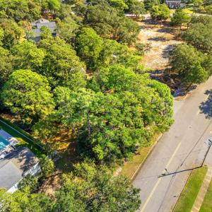 Drone / aerial view of a pool