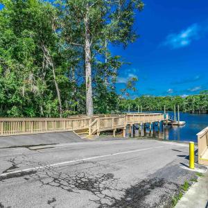 Exterior space with a water view