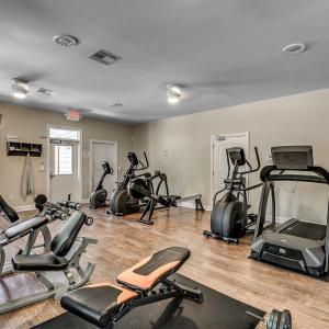 Interior space with plenty of natural light and da