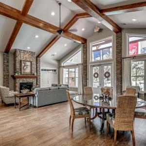 View of patio / terrace with a gazebo, area for gr