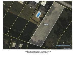 Aerial view of property's location