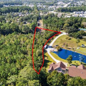 Aerial perspective of suburban area featuring a la