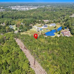 Aerial overview of property's location featuring a