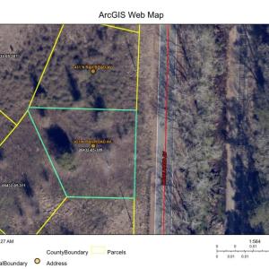 Map of property location with property boundaries