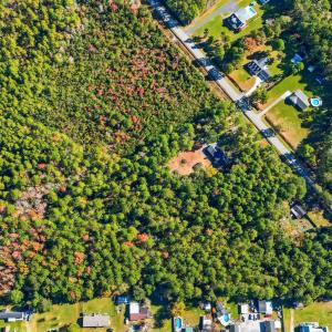 Aerial view of property's location