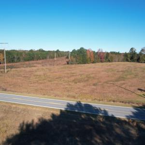 View of asphalt street with a view of rural / past