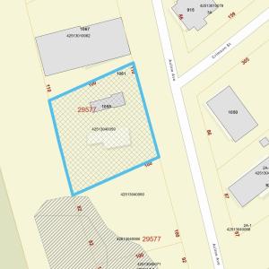 Map of parcels