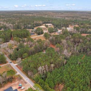 Aerial overview of property's location featuring a