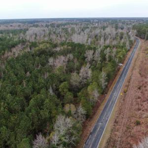Aerial view of property's location