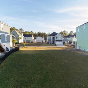 View of yard featuring a residential view