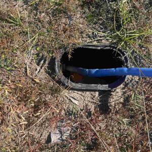 Exterior view of a water meter