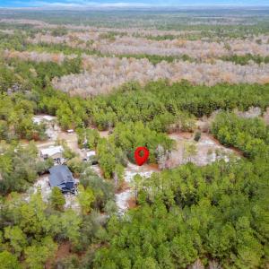 Aerial overview of property's location featuring a