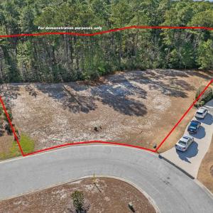 Aerial view of property's location featuring prope