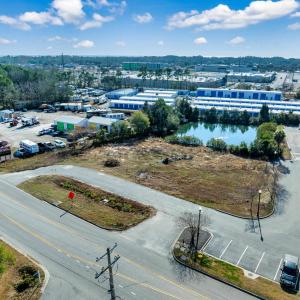 Bird's eye view of industrial structures