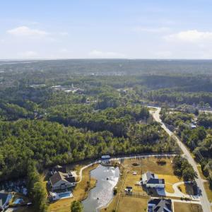 Aerial overview of property's location featuring a