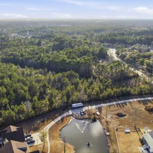 Aerial view of property's location