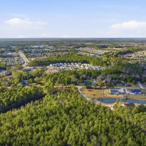 Aerial overview of property's location