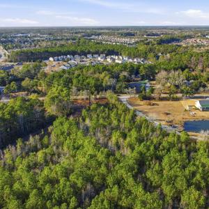 Aerial view of property's location featuring a nea