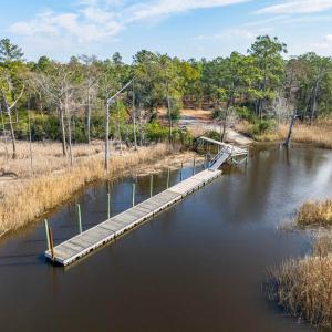 Dock featuring a water view