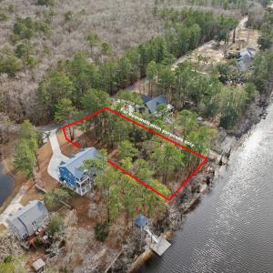 Aerial overview of property's location featuring a