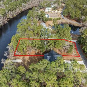 Aerial overview of property's location with proper