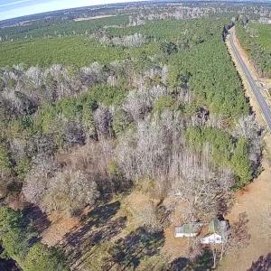 Aerial overview of property's location