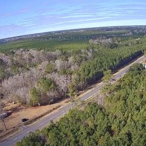 Aerial view of property's location featuring a hea