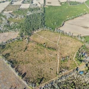 Aerial view of property's location featuring rows