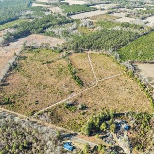 Aerial overview of property's location featuring f