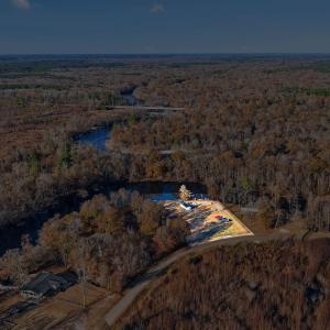 Aerial overview of property's location on the Lumb