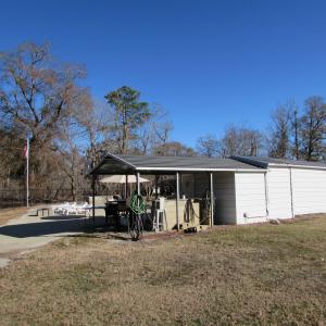 View of the building and outside kitchen